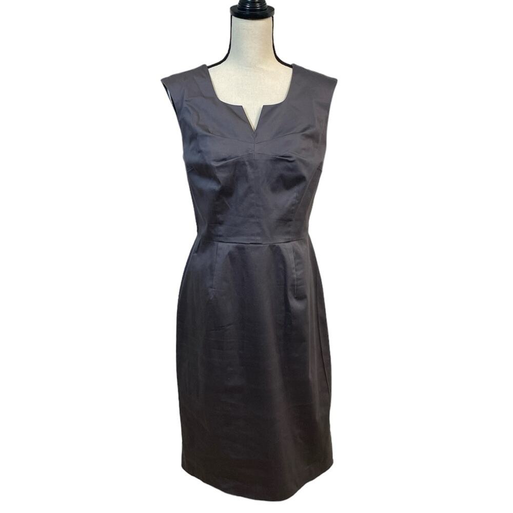 Boden Newberry Dark Gray Sheath Dress Size 10